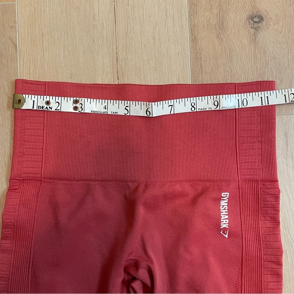 NWOT GYMSHARK Vibrant Red Leggings - Picture 4 of 6